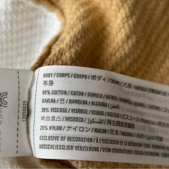 Abercrombie & Fitch Mens Short Sleeve Textured Knit Button Down Shirt Medium - Picture 7 of 7